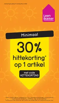 Leen Bakker folder voorblad