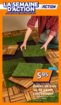 Action couverture de brochure