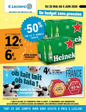 E.Leclerc couverture de brochure