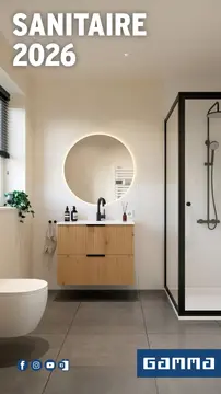 GAMMA Sanitaire couverture de brochure