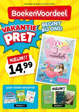 BoekenVoordeel folder voorblad