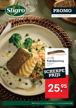 Sligro folder voorblad