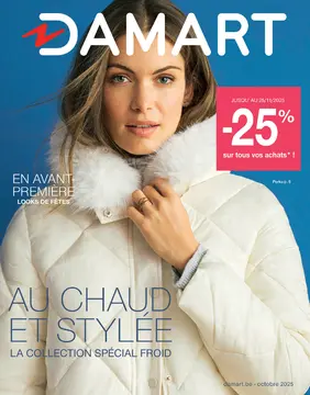 Damart couverture de brochure