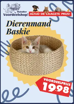 Huisdiervoordeelshop folder voorblad
