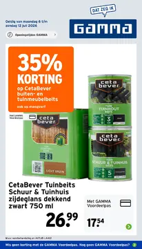 GAMMA folder voorblad