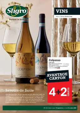 Sligro couverture de brochure