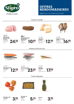 Sligro-M couverture de brochure
