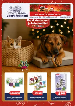 Huisdiervoordeelshop folder voorblad