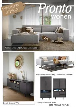 Pronto Wonen folder voorblad