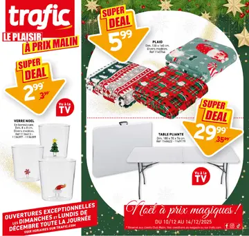 Trafic couverture de brochure