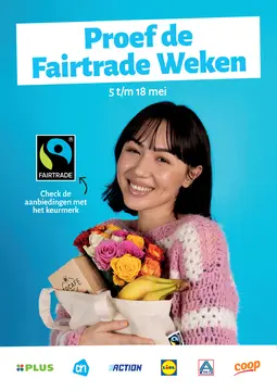 Fairtrade Max Havelaar folder voorblad