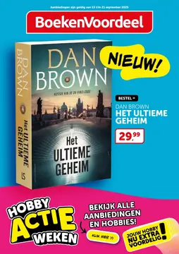 BoekenVoordeel folder voorblad