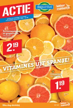 Dagwinkel folder voorblad