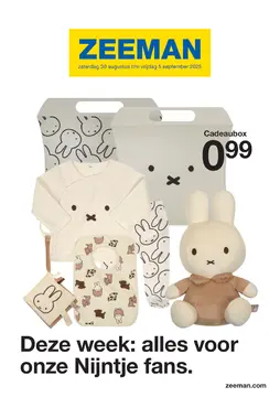 Zeeman folder voorblad