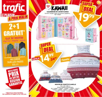 Trafic couverture de brochure
