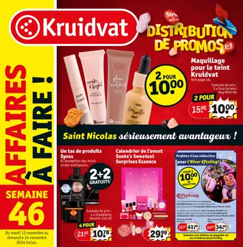 Kruidvat couverture de brochure