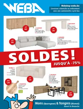 WEBA couverture de brochure