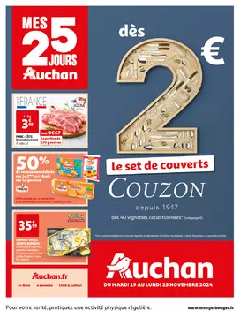 Auchan couverture de brochure