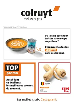 Colruyt couverture de brochure