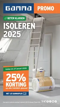 GAMMA Isolatie folder voorblad