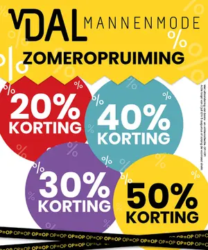 Van Dal mannenmode folder voorblad