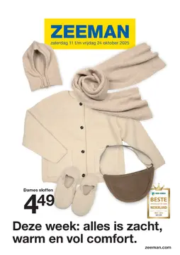 Zeeman folder voorblad