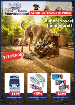 Huisdiervoordeelshop folder voorblad