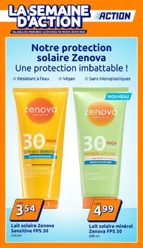 Action couverture de brochure