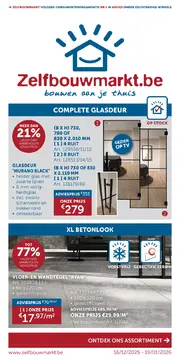 Zelfbouwmarkt folder voorblad