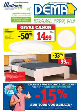DÉMA couverture de brochure