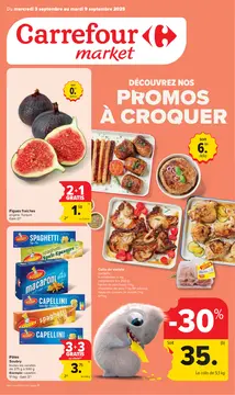 Carrefour Market couverture de brochure