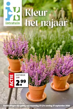 Intratuin folder voorblad