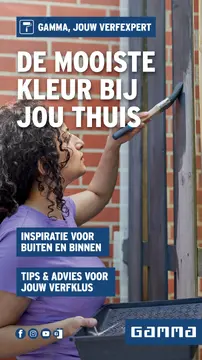 GAMMA Verfgids folder voorblad