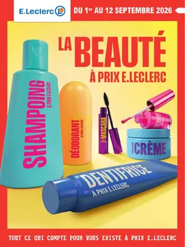 E.Leclerc couverture de brochure
