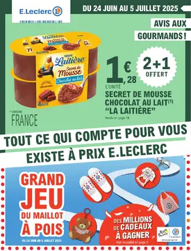 E.Leclerc couverture de brochure