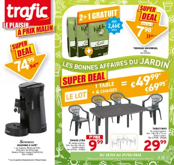 Trafic couverture de brochure