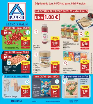 ALDI couverture de brochure