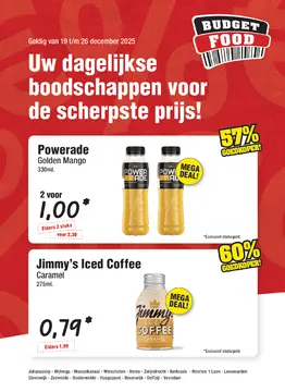 Budget Food folder voorblad