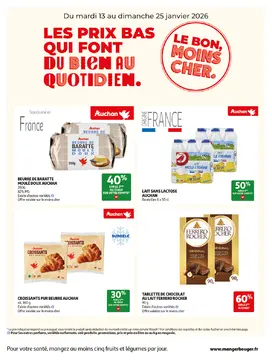 Auchan couverture de brochure