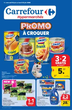 Carrefour couverture de brochure