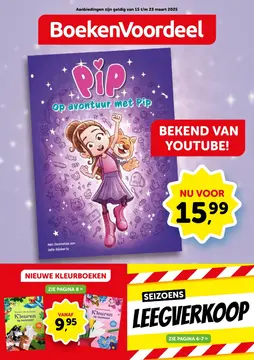 BoekenVoordeel folder voorblad