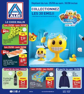 ALDI couverture de brochure