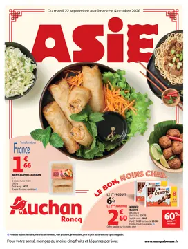 Auchan Roncq couverture de brochure