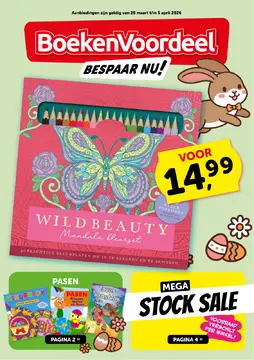 BoekenVoordeel folder voorblad