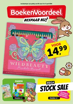 BoekenVoordeel folder voorblad