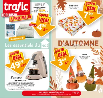 Trafic couverture de brochure