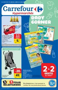 Carrefour couverture de brochure