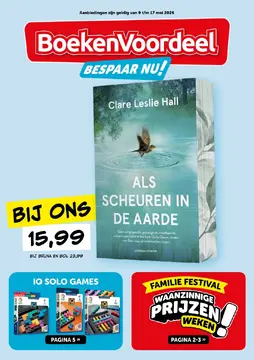 BoekenVoordeel folder voorblad