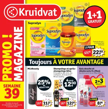 Kruidvat couverture de brochure