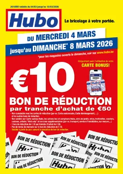 Hubo couverture de brochure